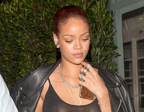 Rihanna From Celeb Nip Slips E News